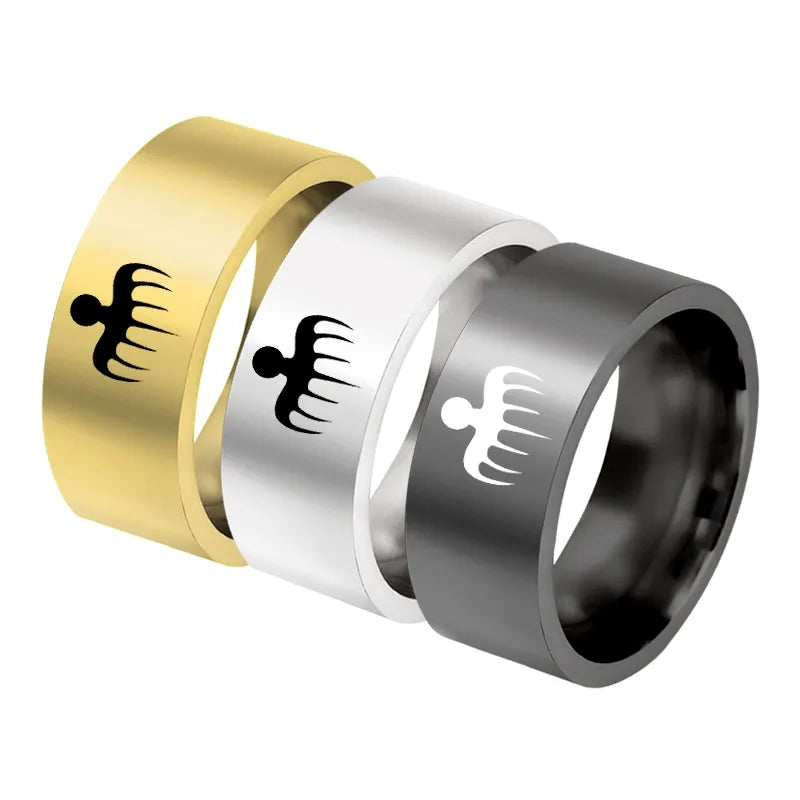 James Bond Stainless Steel Spectre Octopus Men's Ring - James Bond -