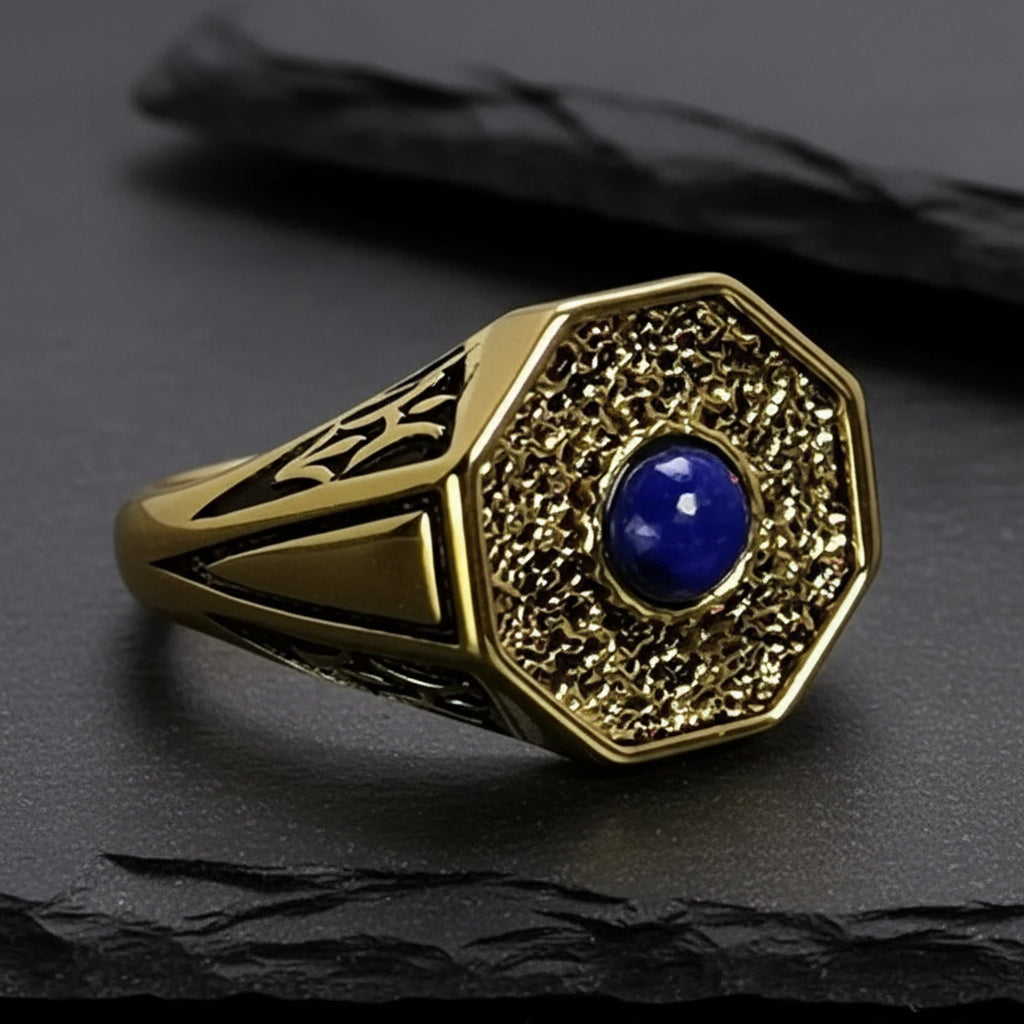 The Originals Vampire Diaries S925 Sterling Silver Klaus Mikaelson Daylight Ring - The Vampire Diaries - Gold-Plated Ring / 7
