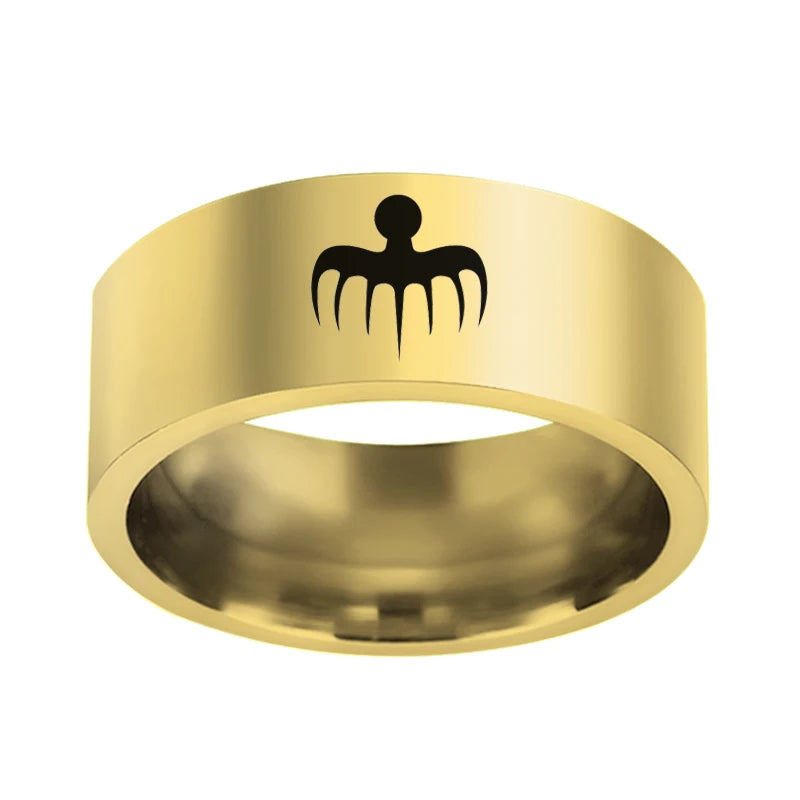 James Bond Stainless Steel Spectre Octopus Men's Ring - James Bond - Gold / 14