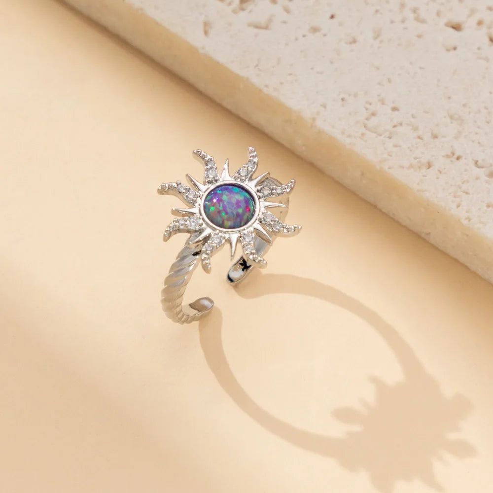 Disney's Tangled Rapunzel Golden Sun Women's Necklace, Earrings or Ring - Disney - Ring - Silver