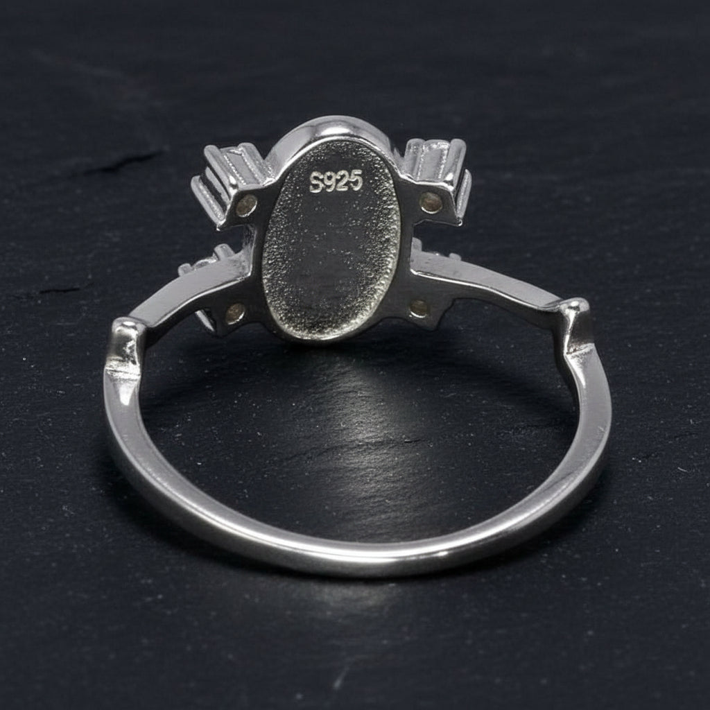 Real S925 Sterling Silver Vampire Diaries Elena Gilbert's Original Daylight Ring - The Vampire Diaries -
