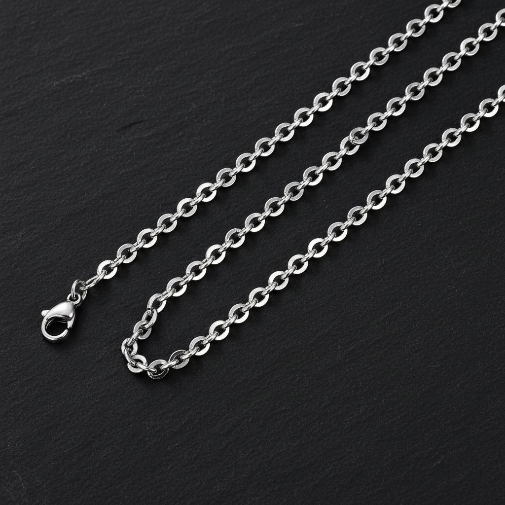Matching Couple Stainless Steel Wire Wrapped Cross Necklace - Lovez Aqua© -