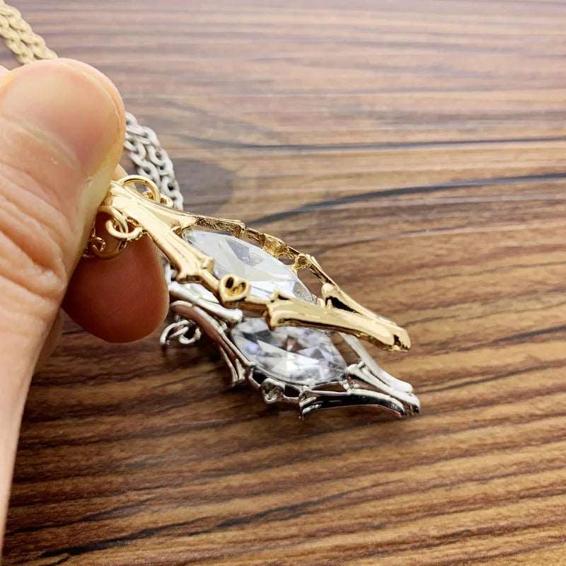 Lord of the Rings Light of Earendil Galadriel Gift Crystal Bottle Necklace - Lord of the Rings -