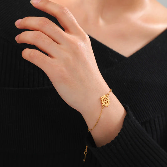 Women's Supernatural Winchester Brothers Pentacle Charm Chain Bracelet - Supernatural -