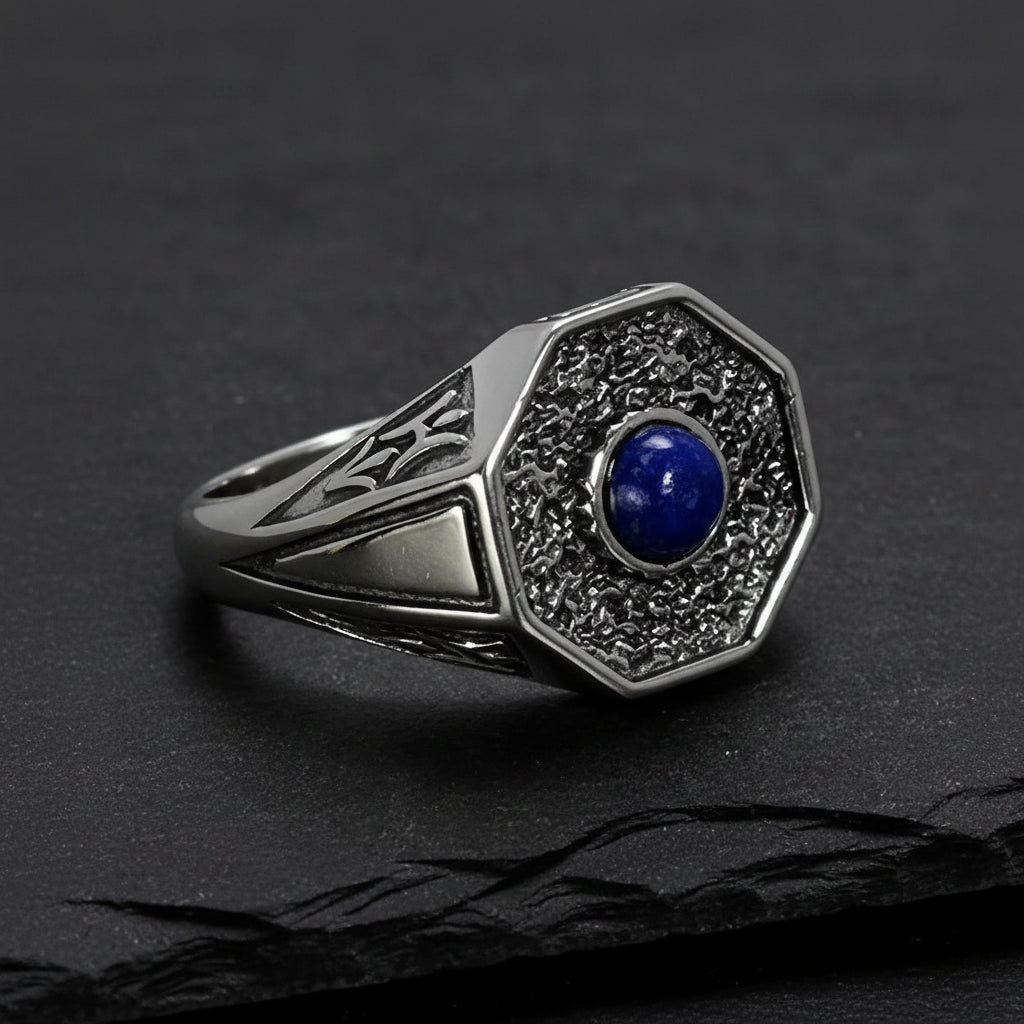 The Originals Vampire Diaries S925 Sterling Silver Klaus Mikaelson Daylight Ring - The Vampire Diaries - Platinum-Plated Ring / 7