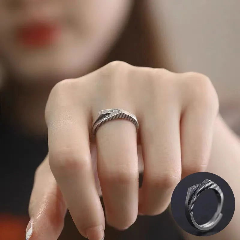 925 Sterling Silver Fourth Wing Dragon Themed Women's Rings - Fourth Wing - SNXZBT2071