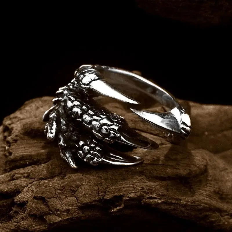 925 Sterling Silver Fourth Wing Dragon Themed Women's Rings - Fourth Wing - SNXZBT2967