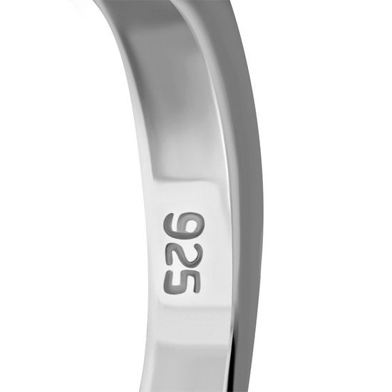 925 Sterling Silver & Mother of Pearl Sea Shell Minimalistic Women's Ring - Lovez Aqua© -