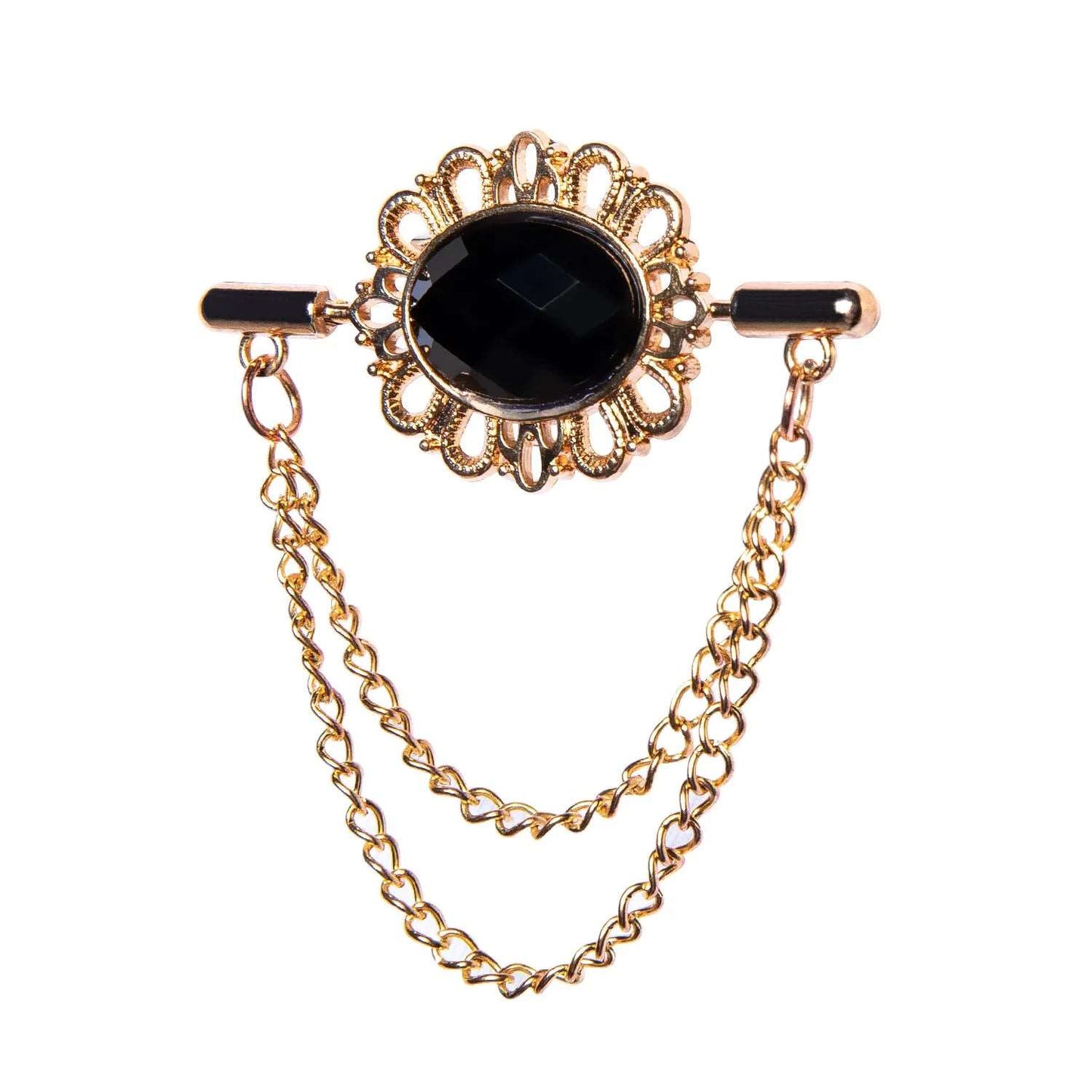 Men's Teal & Aqua Blue Silk Necktie, Handkerchief, Brooch & Cufflinks Set - Lovez Aqua© -