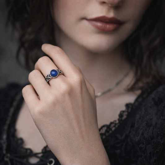 The Vampire Diaries 925 Sterling Silver Elena Gilbert's Round Daylight Ring