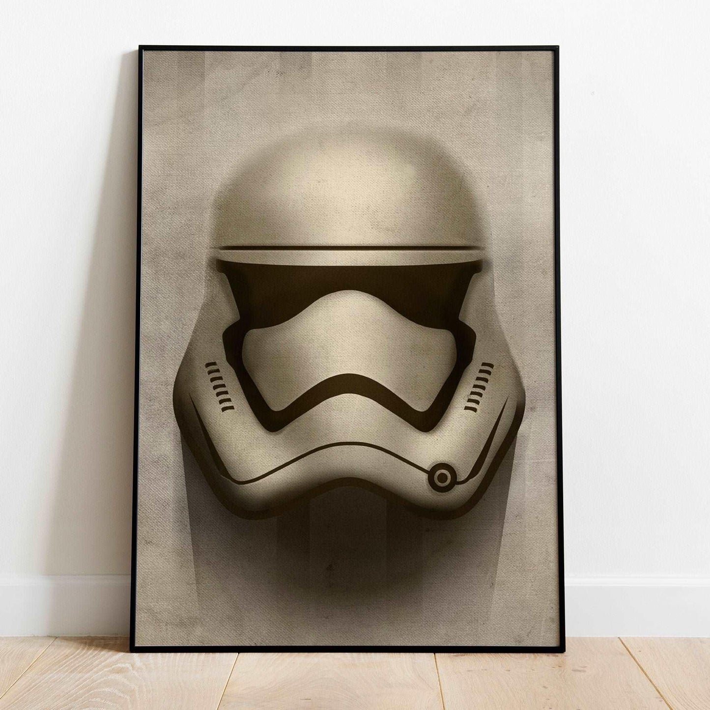 Disney's Star Wars Stormtrooper Helmet Abstract Art Print Poster - Disney -