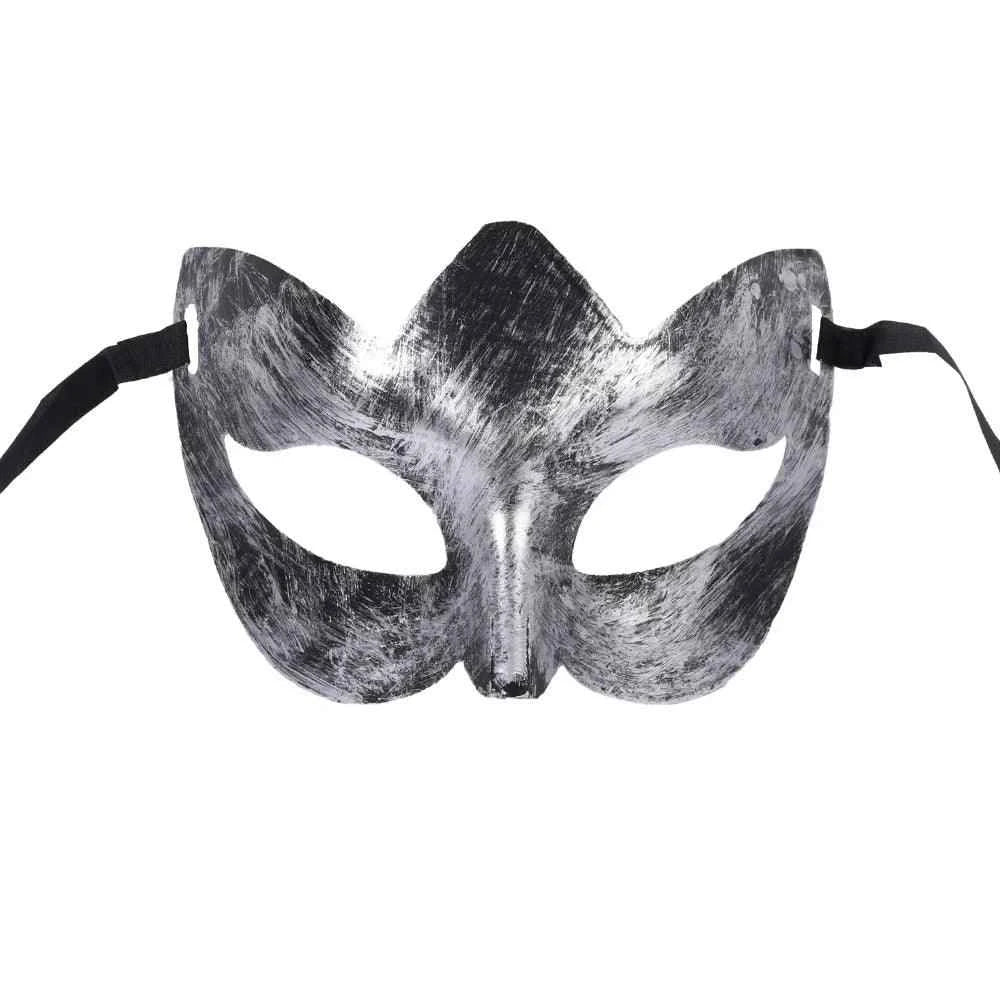 Elegant Filigree Venetian Masquerade Mask with Metallic Finish