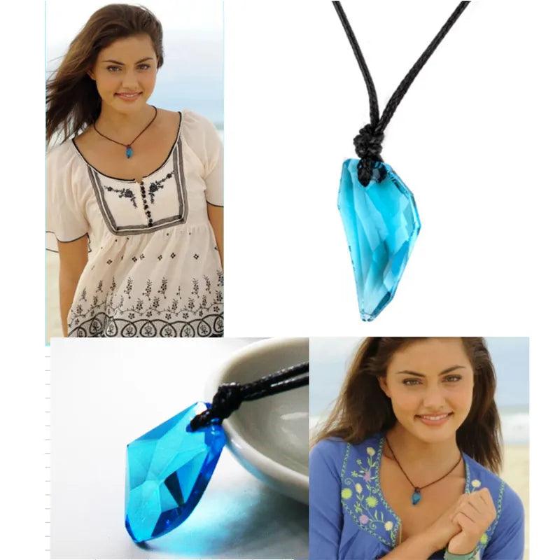 H20: Just Add Water Cleo Sertori Blue Crystal Moonstone Necklace - H20 -
