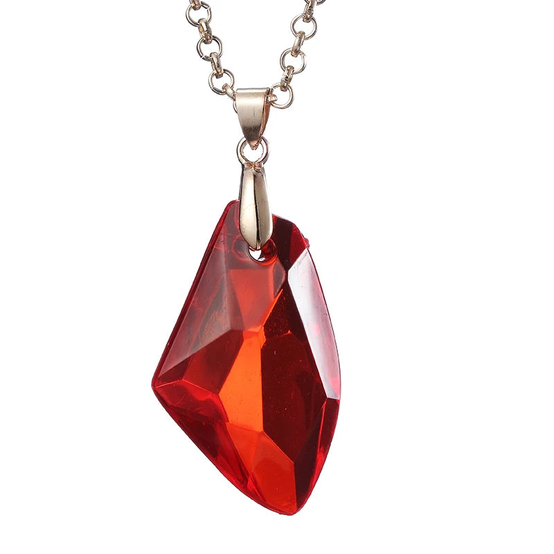 Harry Potter Philosopher Stone Elixir of Life Red Acrylic Pendant Necklace - Harry Potter -