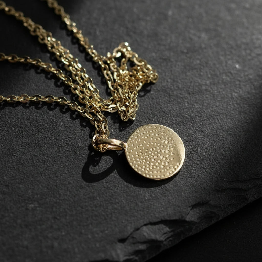 925 Sterling Silver Vintage Carved Rose Round Medallion Women's Pendant Necklace