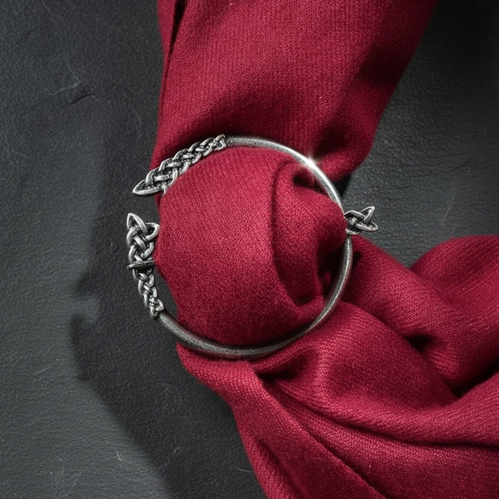 Women's Viking Celtic Knot Medieval Renaissance Shawl Pin Brooch