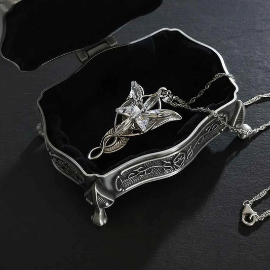 Lord of the Rings Sterling Silver Arwen Evenstar Pendant Necklace