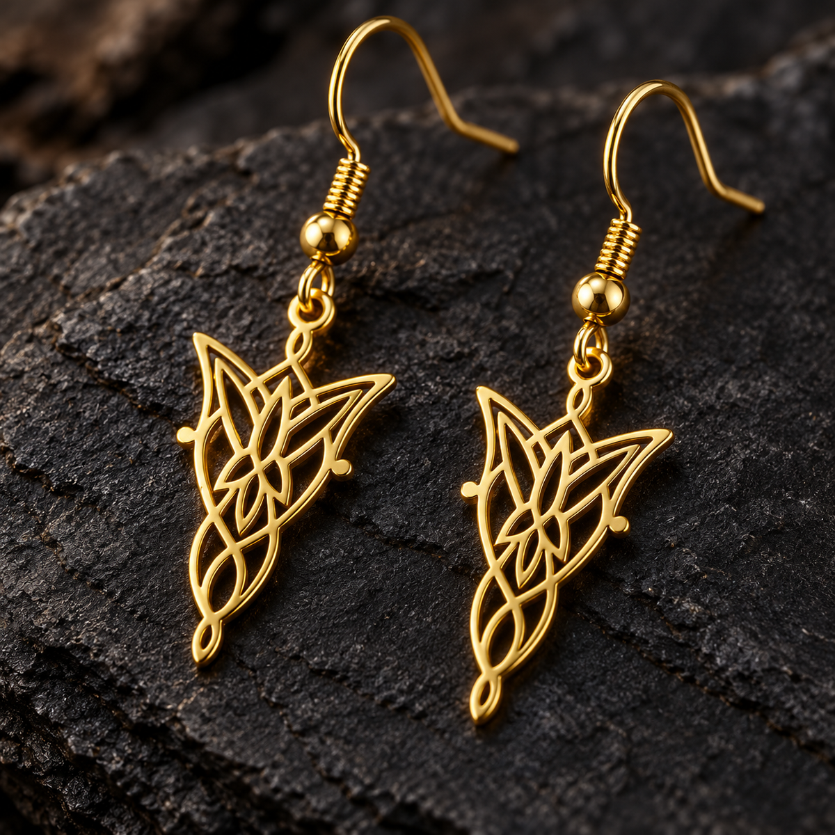 Arwen Evenstar earrings, Lord of the Rings earrings, Arwen jewelry, sterling silver LOTR jewelry, Elvish earrings, Evenstar jewelry, Arwen Undomiel earrings, Middle Earth jewelry, Rivendell jewelry, Lord of the Rings gift, LOTR women jewelry, Elven drop earrings, Aragorn Arwen gift, fantasy sterling silver earrings, Tolkien inspired jewelry, Evenstar earrings women, romantic fandom jewelry, Elvish bridal jewelry
