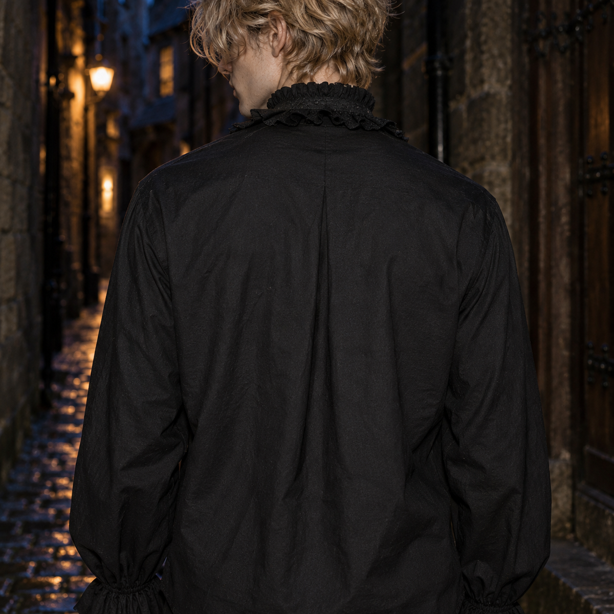 men's gothic shirt, Punk Rave shirt, Victorian ruffle shirt, black vampire shirt, men's gothic clothing, gothic embroidered shirt, Victorian men's fashion, gothic pirate shirt, black lace up shirt, men's romantic goth clothing, gothic poet shirt, vampire fashion men, men's lantern sleeve shirt, gothic formalwear, black cotton ruffle shirt, gothic aristocrat outfit, alternative men's clothing, Victorian inspired blouse men, ruffled cuff shirt, gothic rock fashion, men's lace collar shirt, dark romantic mensw
