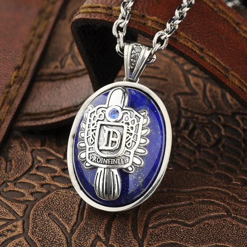 Real Sterling Silver Custom Vampire Diaries Damon & Stefan Salvatore Pendant - The Vampire Diaries -
