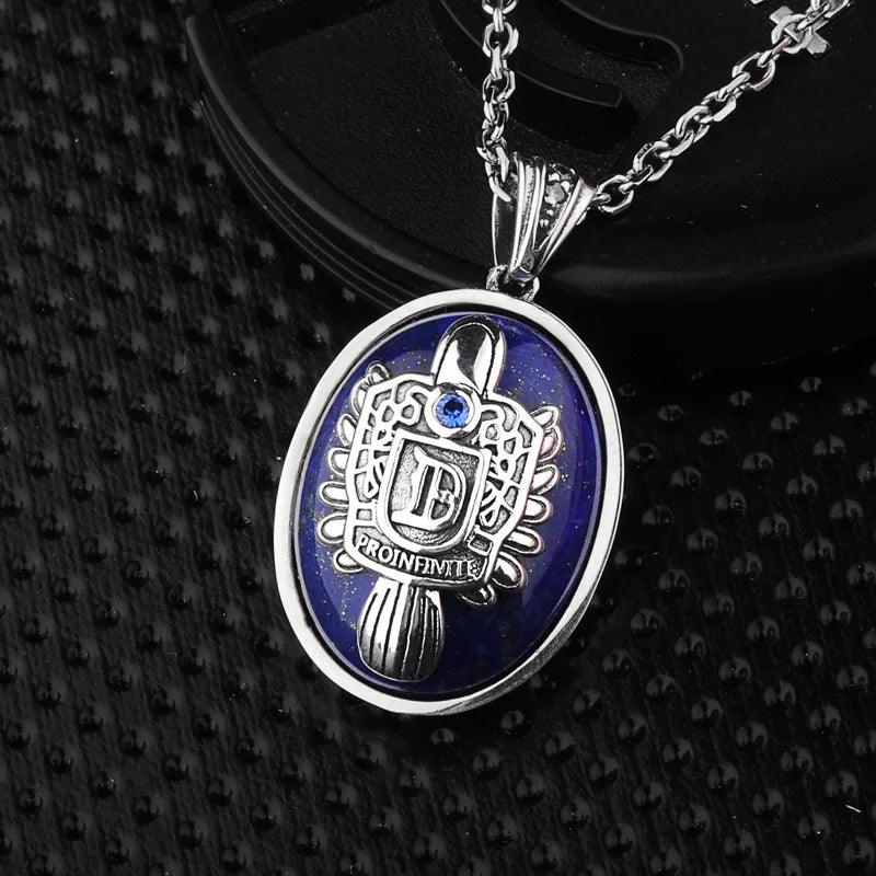 Real Sterling Silver Custom Vampire Diaries Damon & Stefan Salvatore Pendant - The Vampire Diaries -