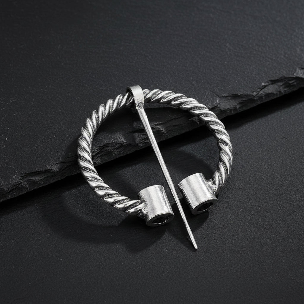 Women's Viking Celtic Knot Medieval Renaissance Shawl Pin Brooch