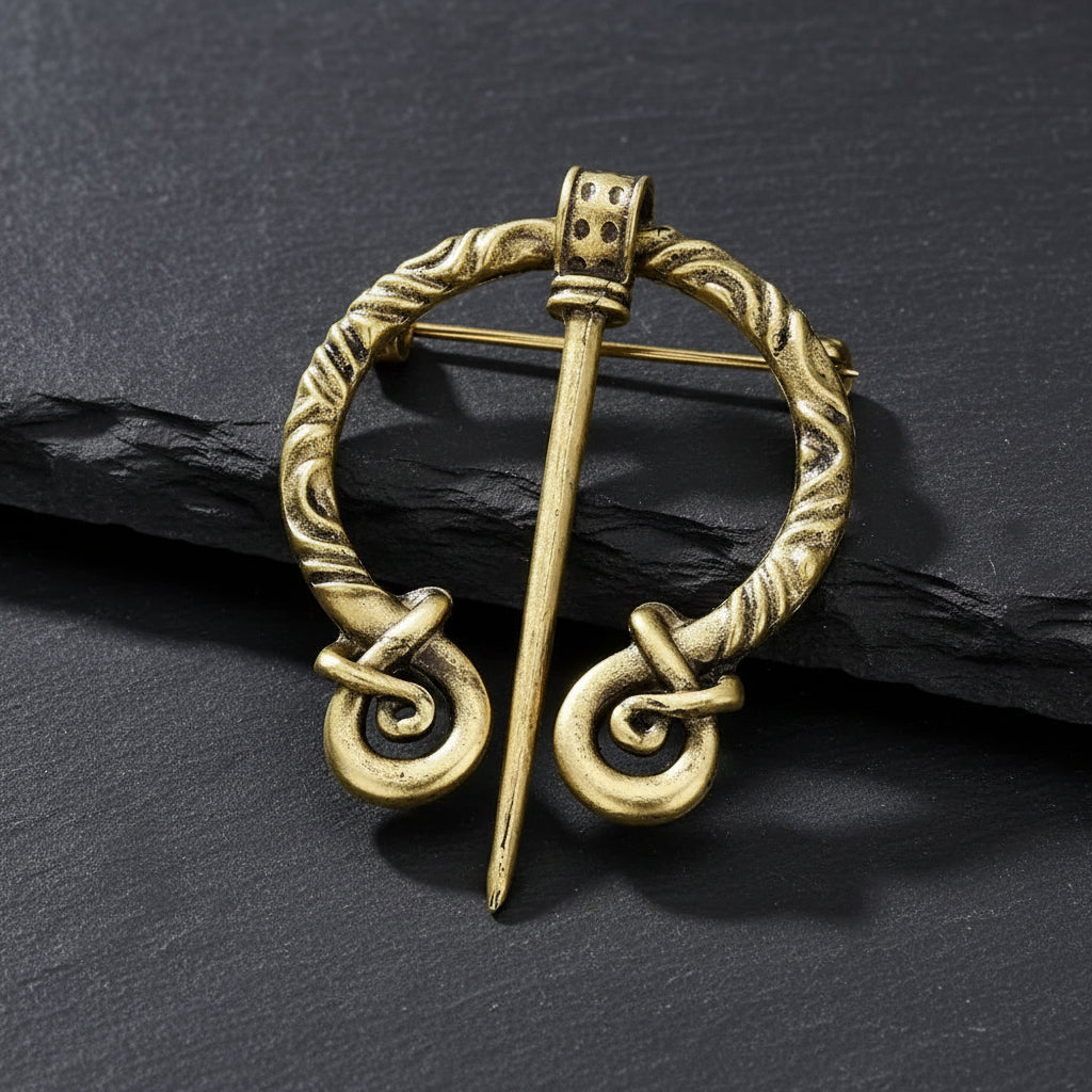 Women's Viking Celtic Knot Medieval Renaissance Shawl Pin Brooch