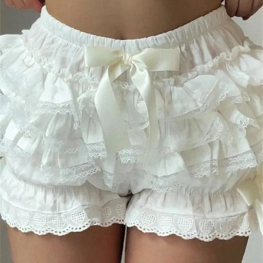 Vintage Victorian Lolita Style Ruffle Tiered Women's Bloomers Panties