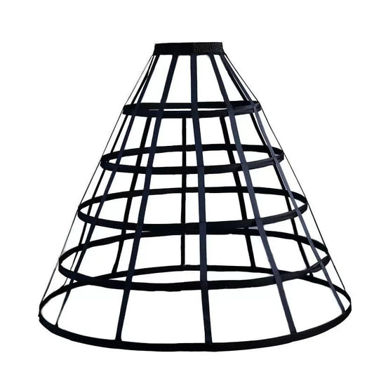 Victorian Cage 5 Hooped Pannier Underskirt Crinoline Petticoat for Ball Gowns