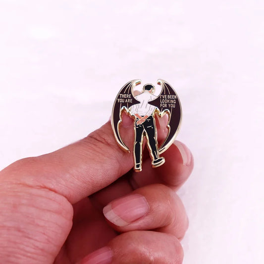 ACOTAR "There you are. I've been looking for you." Rhysand Brooch Pin - ACOTAR -