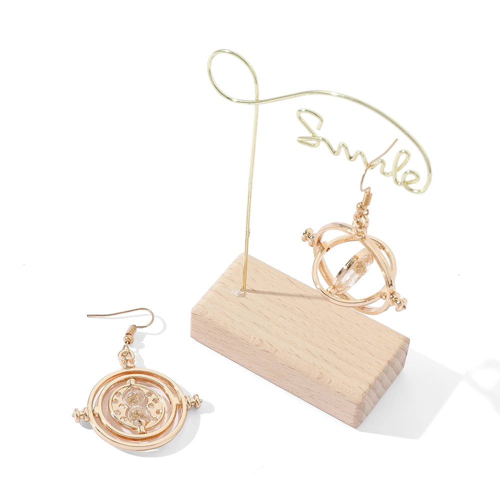 Harry Potter Prisoner of Azkaban Time Turner Hourglass Women's Earrings - Lovez Aqua© -