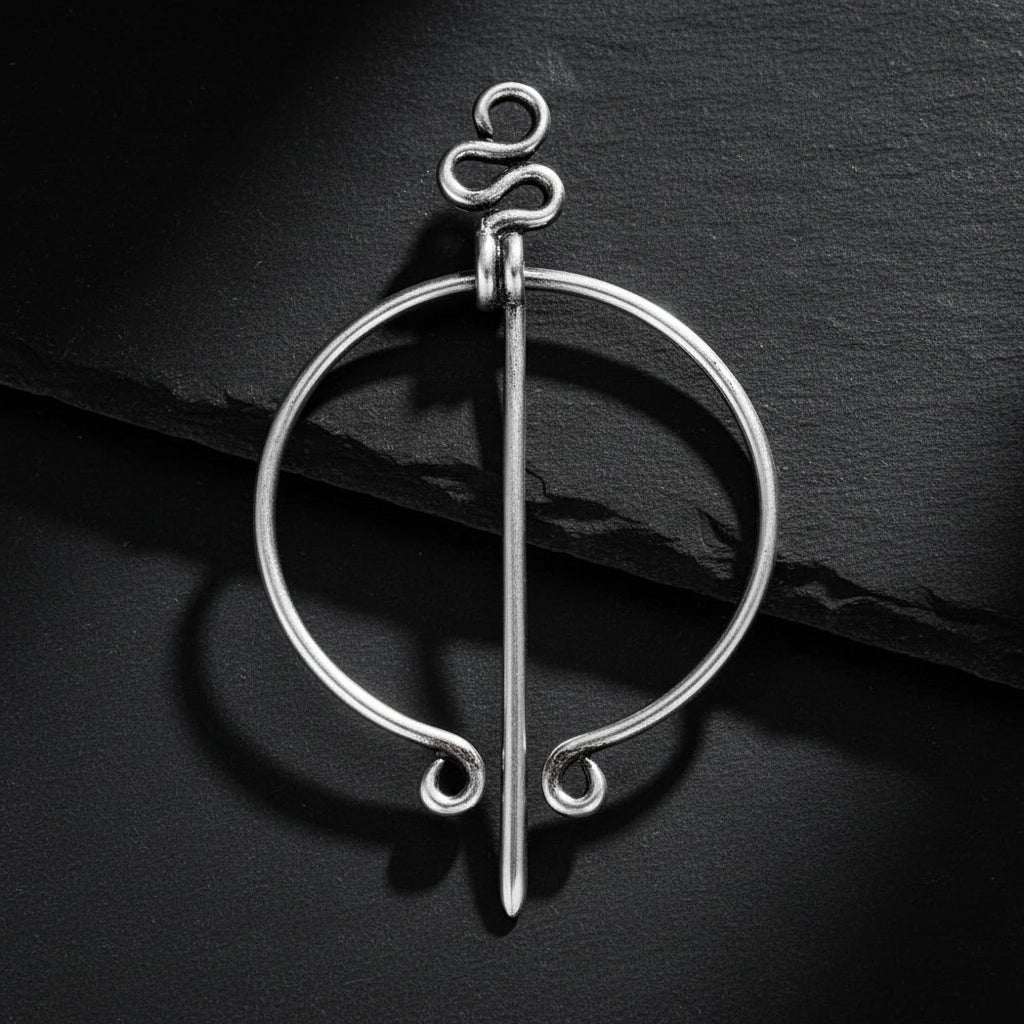 Women's Viking Celtic Knot Medieval Renaissance Shawl Pin Brooch