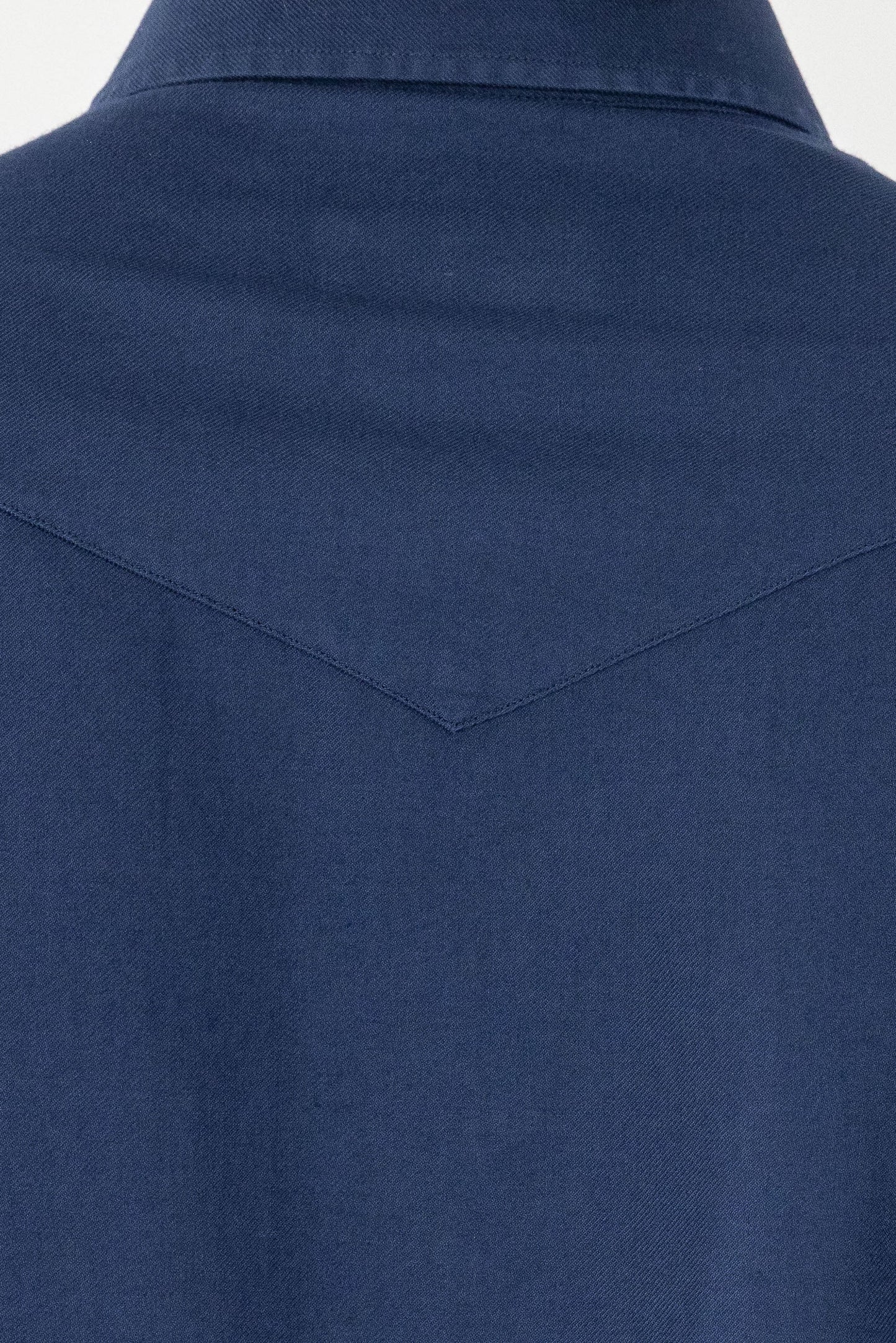 Men's Long Sleeve Button-Down Navy Blue Cotton & Viscose Shirt with Dual Pockets