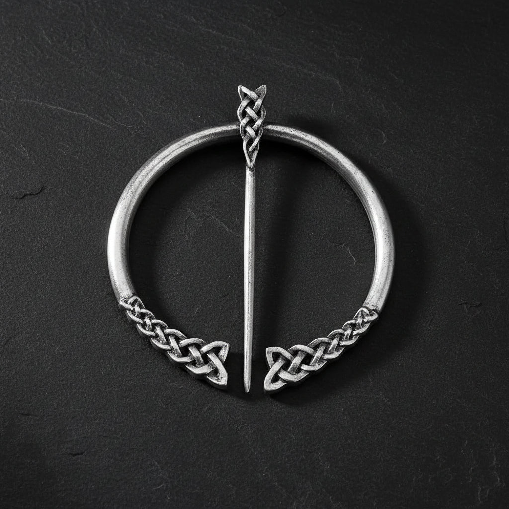 Women's Viking Celtic Knot Medieval Renaissance Shawl Pin Brooch