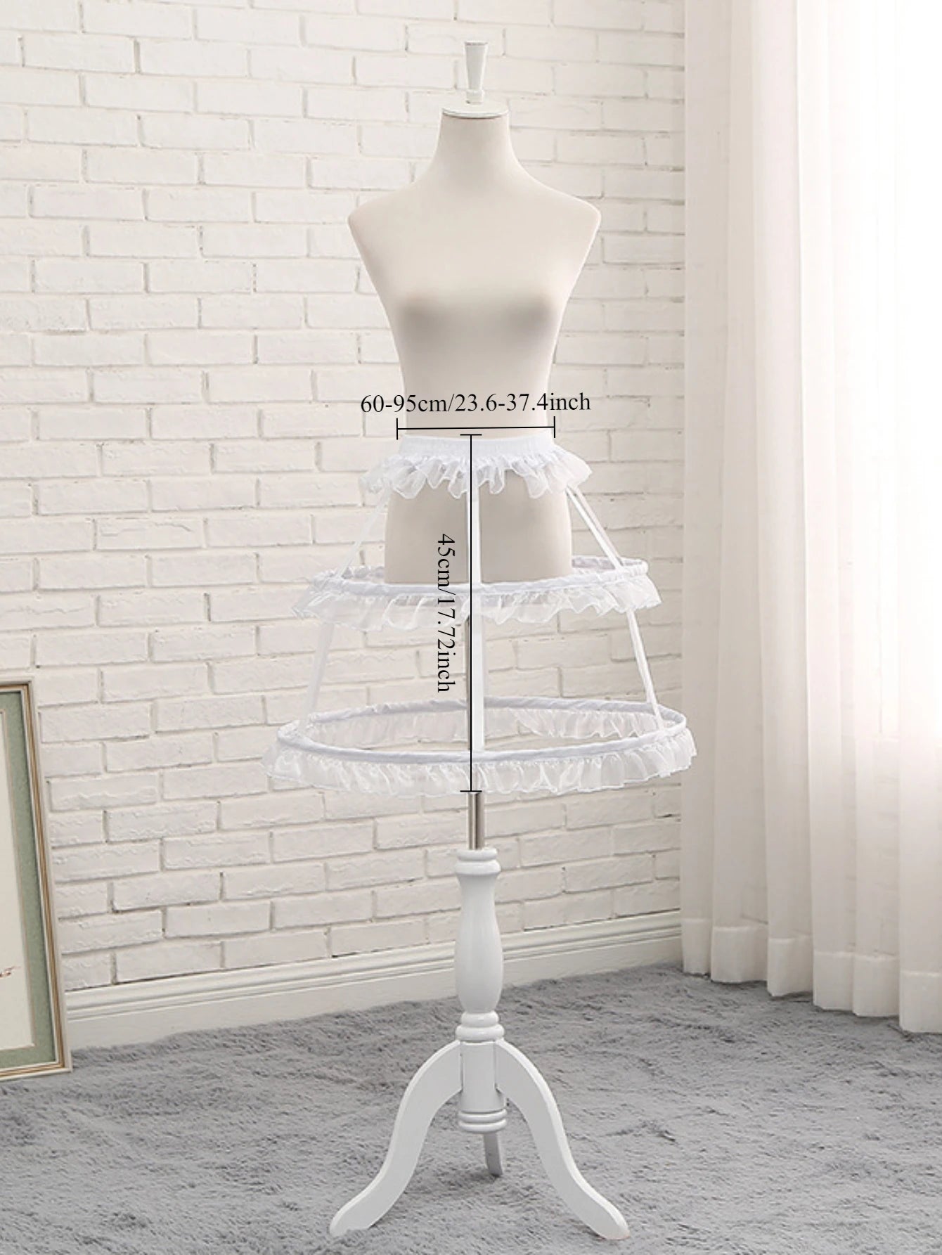 Women's Structured Hoop Bird Cage Petticoat Volumizing Underskirt