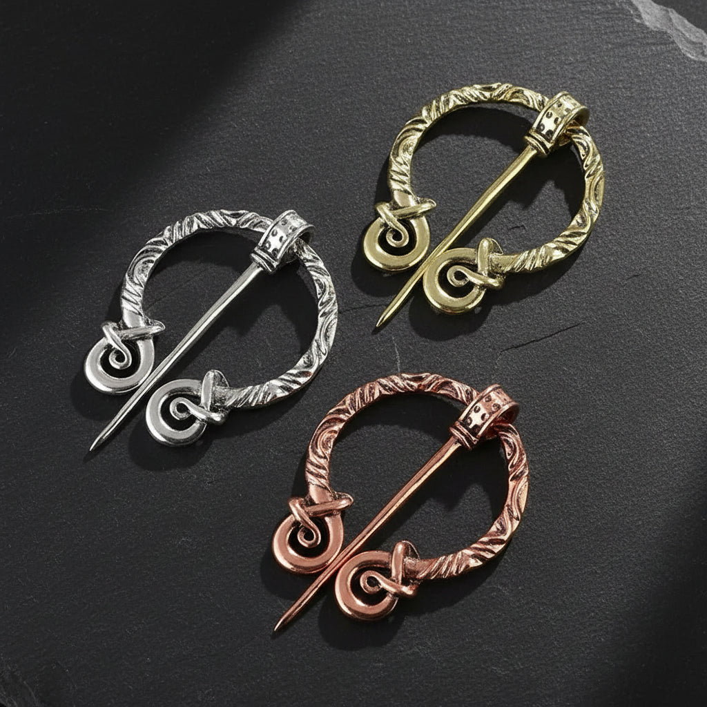 Women's Viking Celtic Knot Medieval Renaissance Shawl Pin Brooch