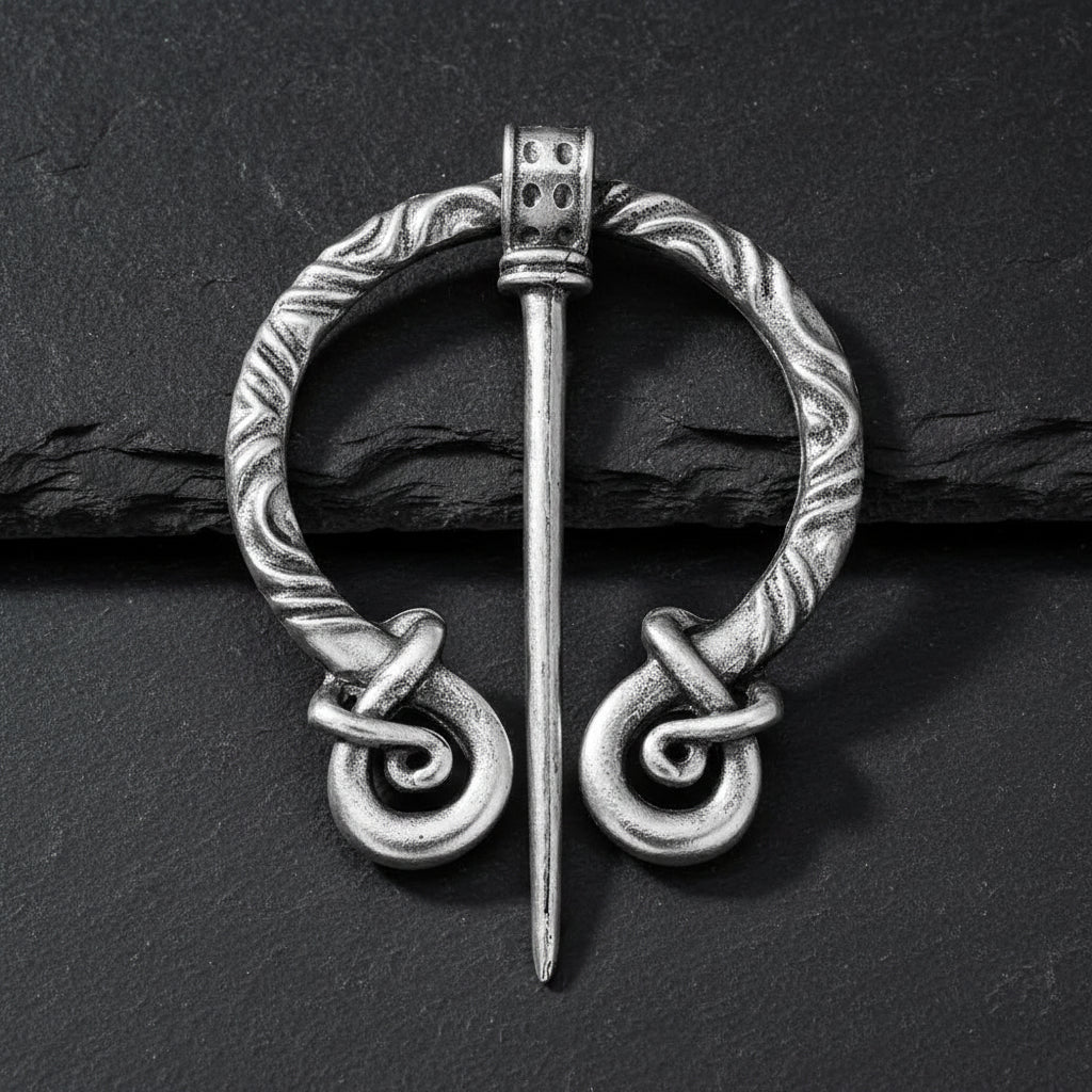Women's Viking Celtic Knot Medieval Renaissance Shawl Pin Brooch