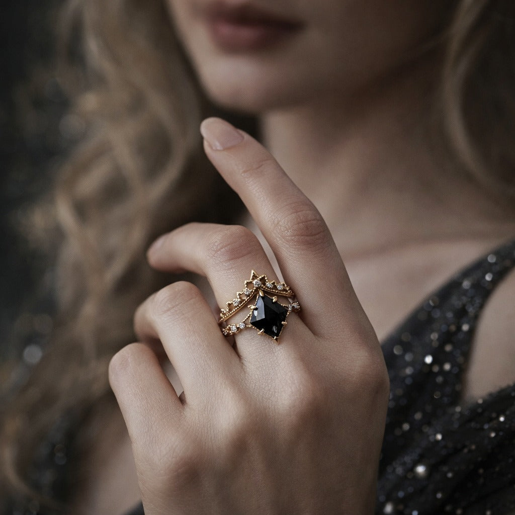 High Lady of the Night Court Feyre Archeron ACOTAR Ring
