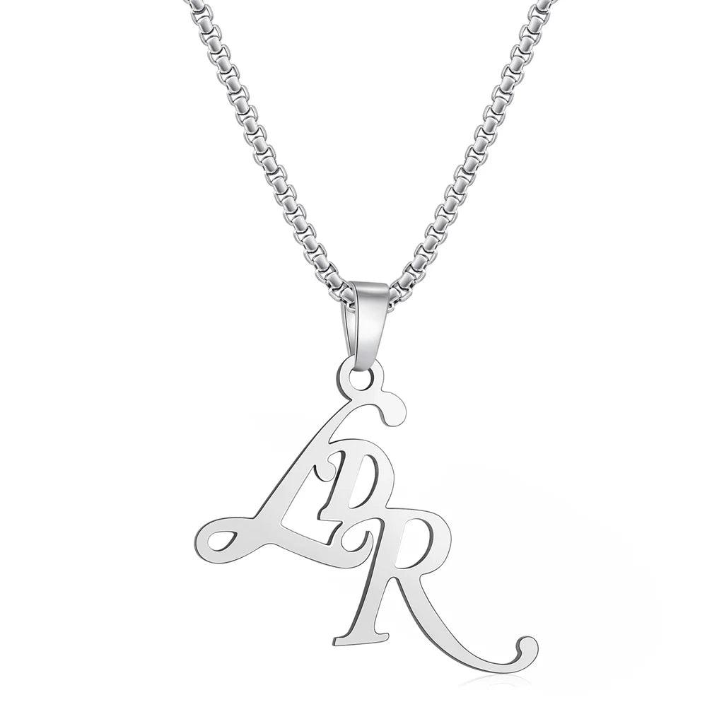 Women's Lana Del Rey Initials Silver Pendant Necklace - Lana Del Rey - Default Title