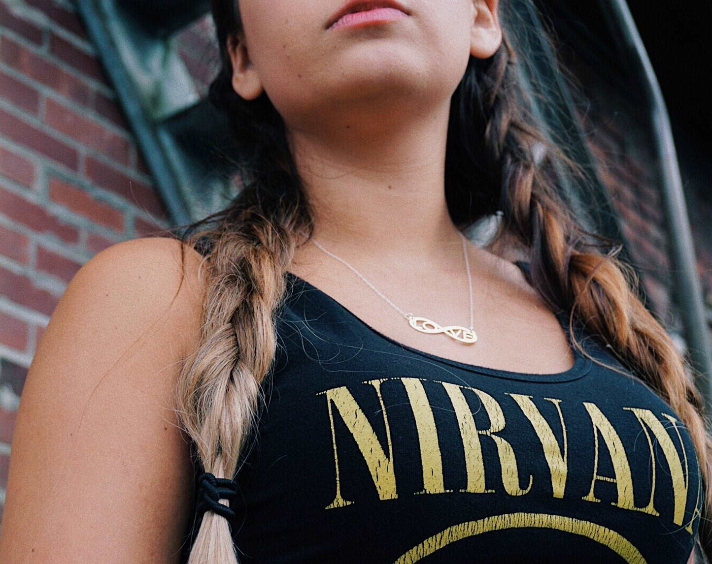 Women's 925 Sterling Silver Eternal Love Infinity Necklace - Lovez Aqua© -