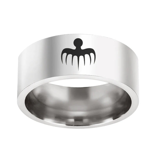 James Bond Stainless Steel Spectre Octopus Men's Ring - James Bond - Silver / 14