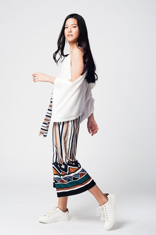 Women's White Casual Shoulderless Summer Blouse - Lovez Aqua© -