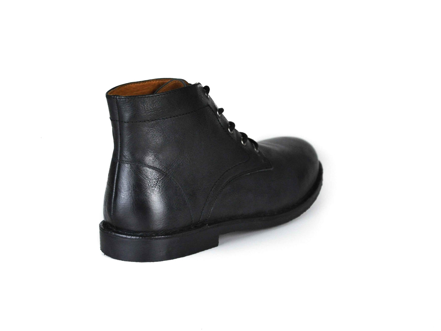 Men's Black Suede Outdoor Suede Leather Lace-Up Boots
