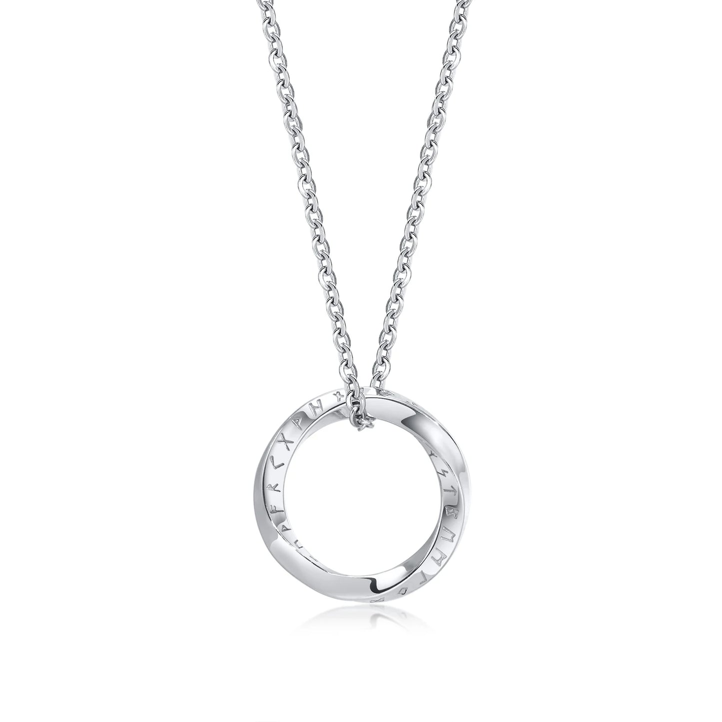 Men's Antique Twisted Norse Viking Triangle Pendant Necklace - Lovez Aqua© - 8 / 50cm