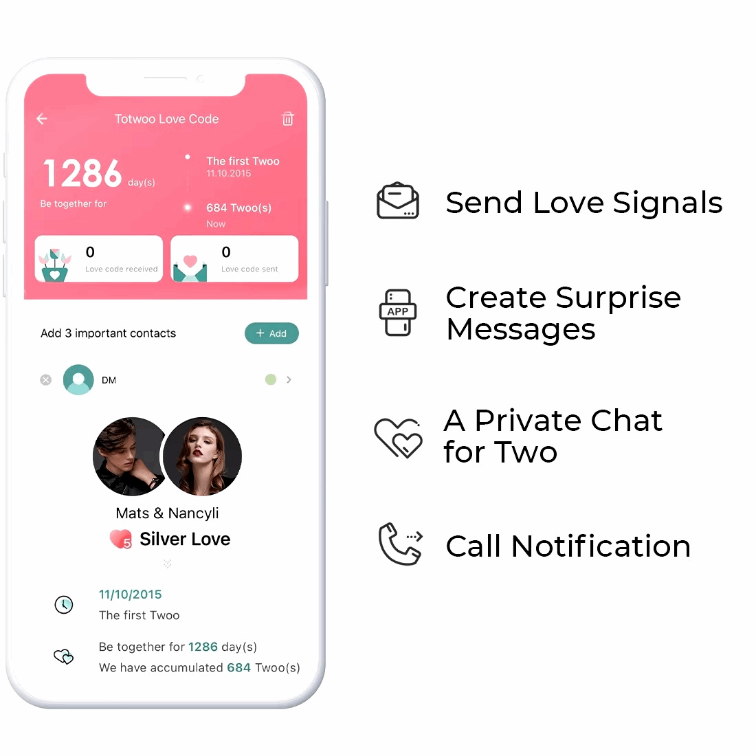 Totwoo Long Distance Relationship Touch Light Up & Vibrate Bracelets For Couples - Lovez Aqua© -