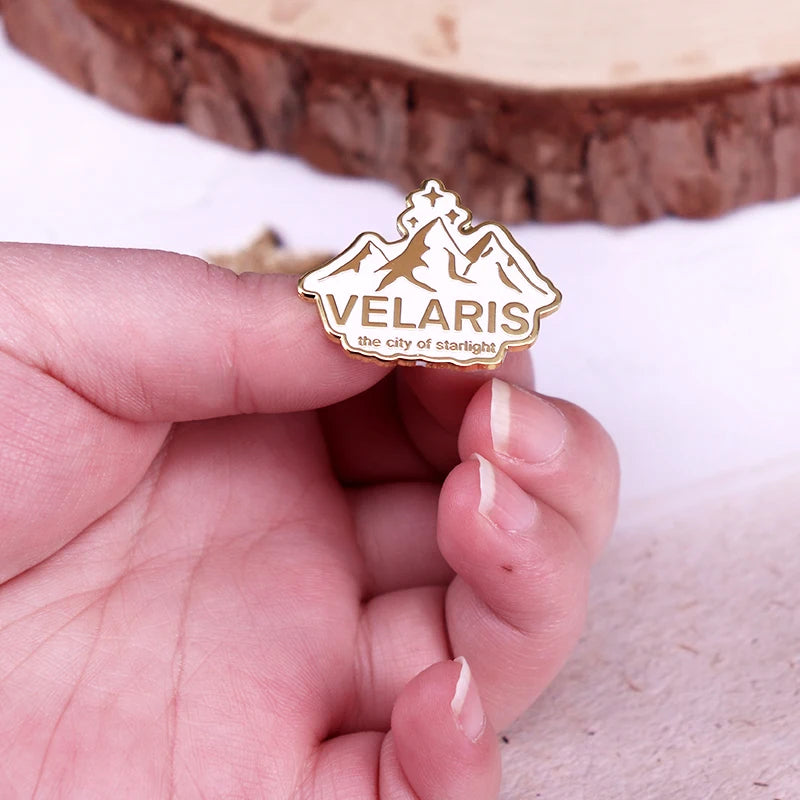 Velaris the City of Starlight ACOTAR Enamel Night Court Brooch Pin - ACOTAR - 