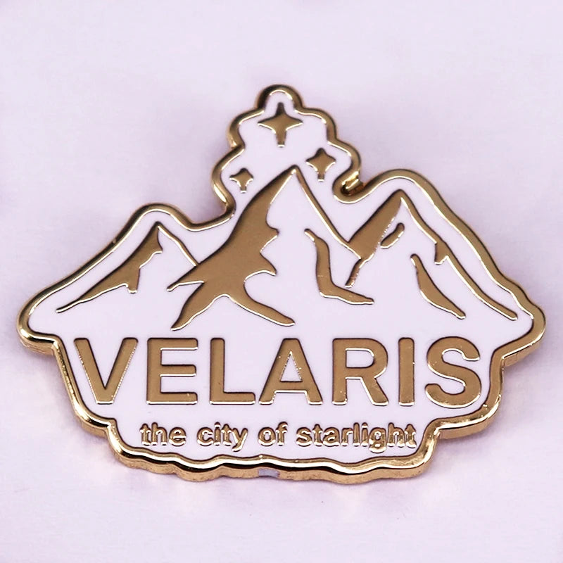 Velaris the City of Starlight ACOTAR Enamel Night Court Brooch Pin - ACOTAR - Default Title