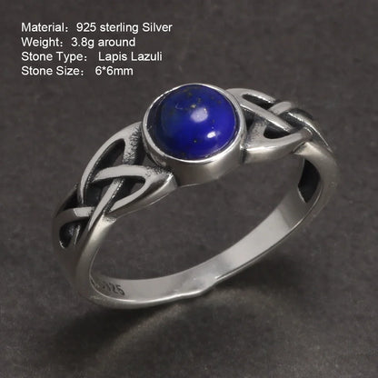The Vampire Diaries Real 925 Sterling Silver Elena Gilbert's Round Daylight Ring - The Vampire Diaries - 