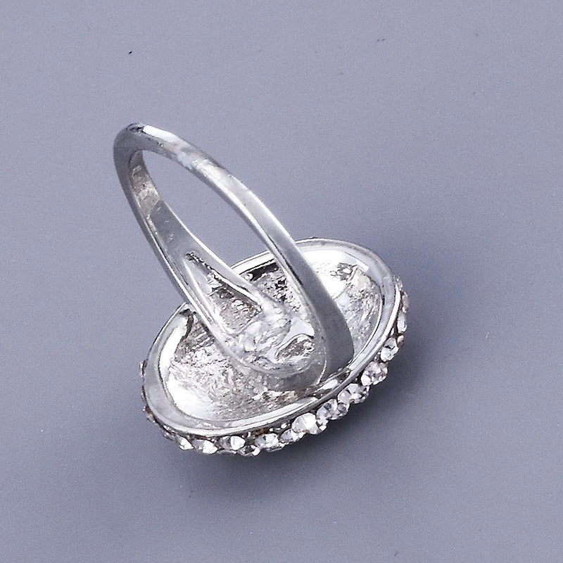 Twilight Bella Swan's Victorian-Inspired Crystal Replica Engagement Wedding Ring - Lovez Aqua© - 