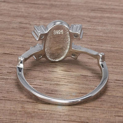 Real S925 Sterling Silver Vampire Diaries Elena Gilbert's Original Daylight Ring - The Vampire Diaries - 
